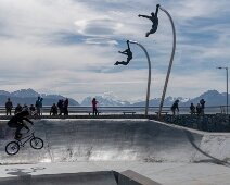 IMG_3047 13/01/2019 - Dans toutes les villes - et mêmes simples villages - du Chili, de nombreuses installations pour le divertissement. Nous avons eu droit à de belles...